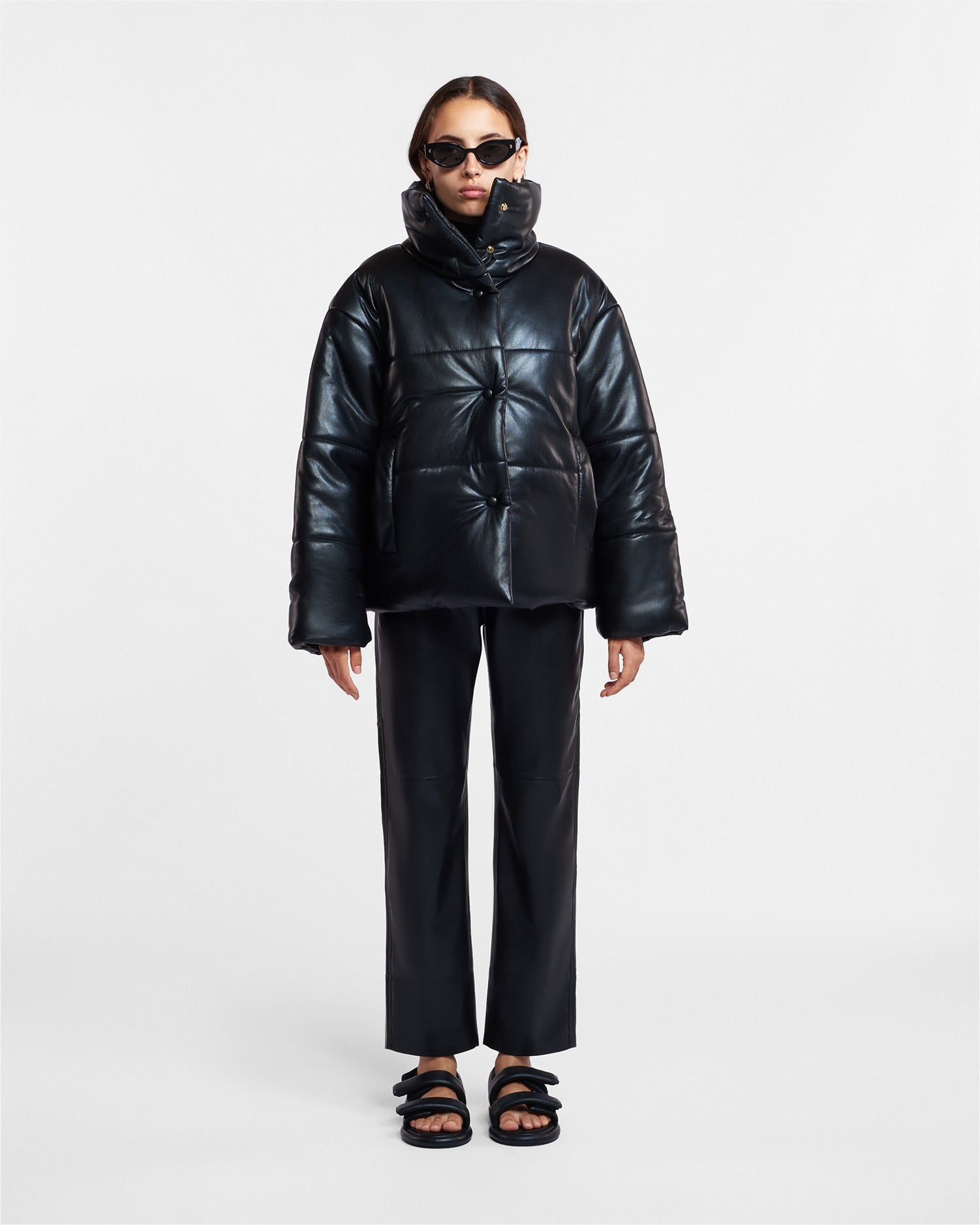 Okobor™ Alt-Leather Puffer Jacket - 2