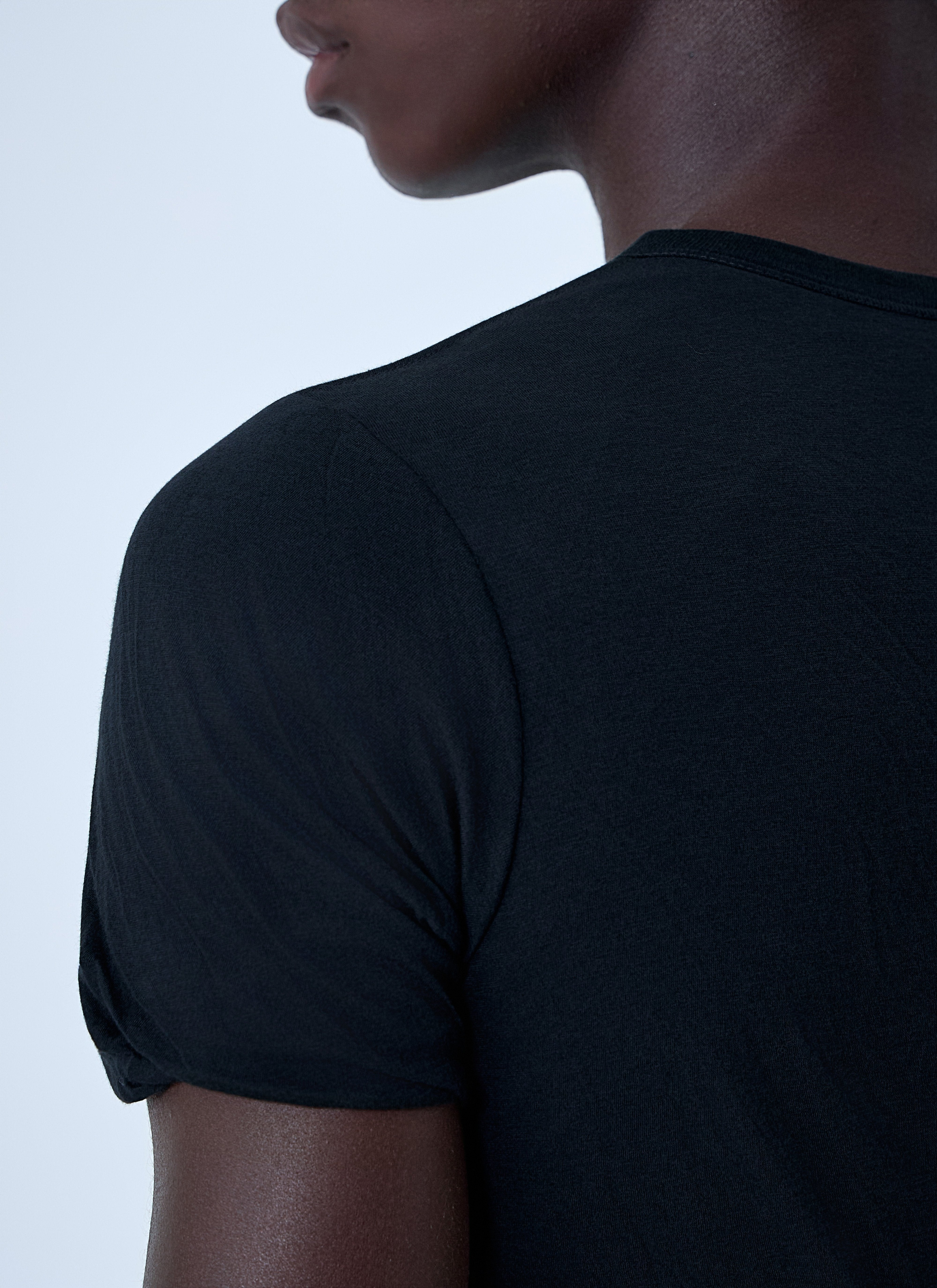 Rick Owens Men Cotton Short Sleeve T-Shirt - 6