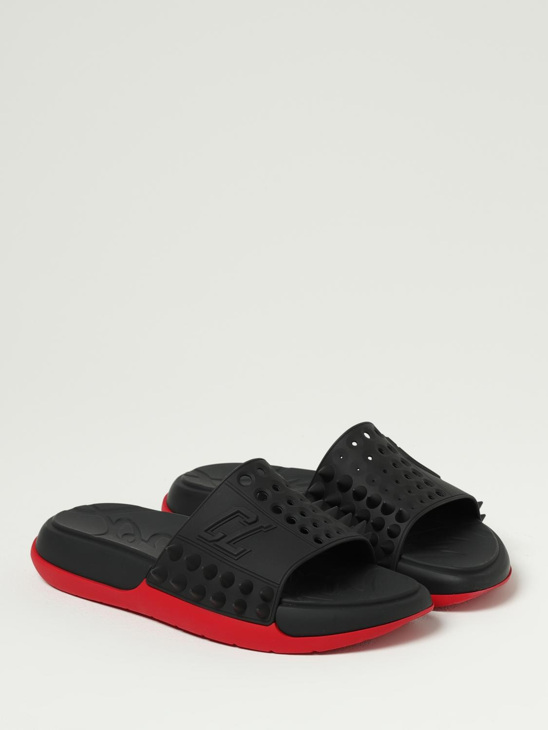 Christian Louboutin Sandals Men Black - 2