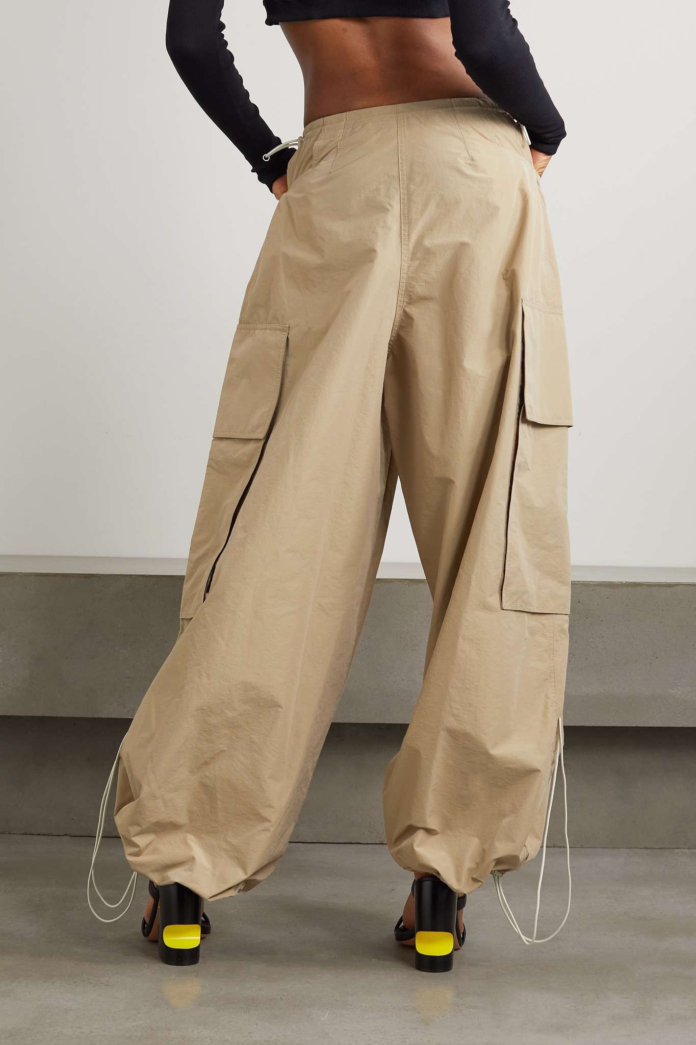 Canvas tapered cargo pants - 3