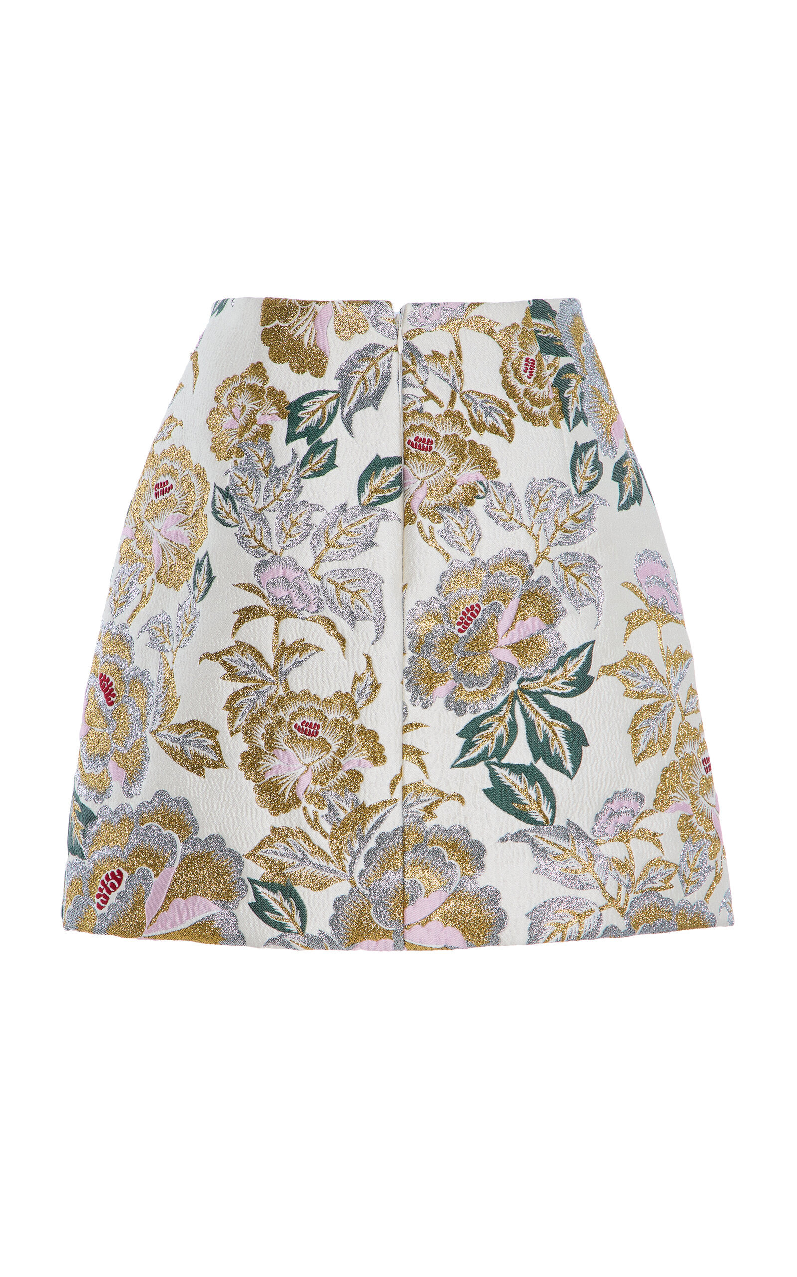Floral Mini Skirt ivory - 6
