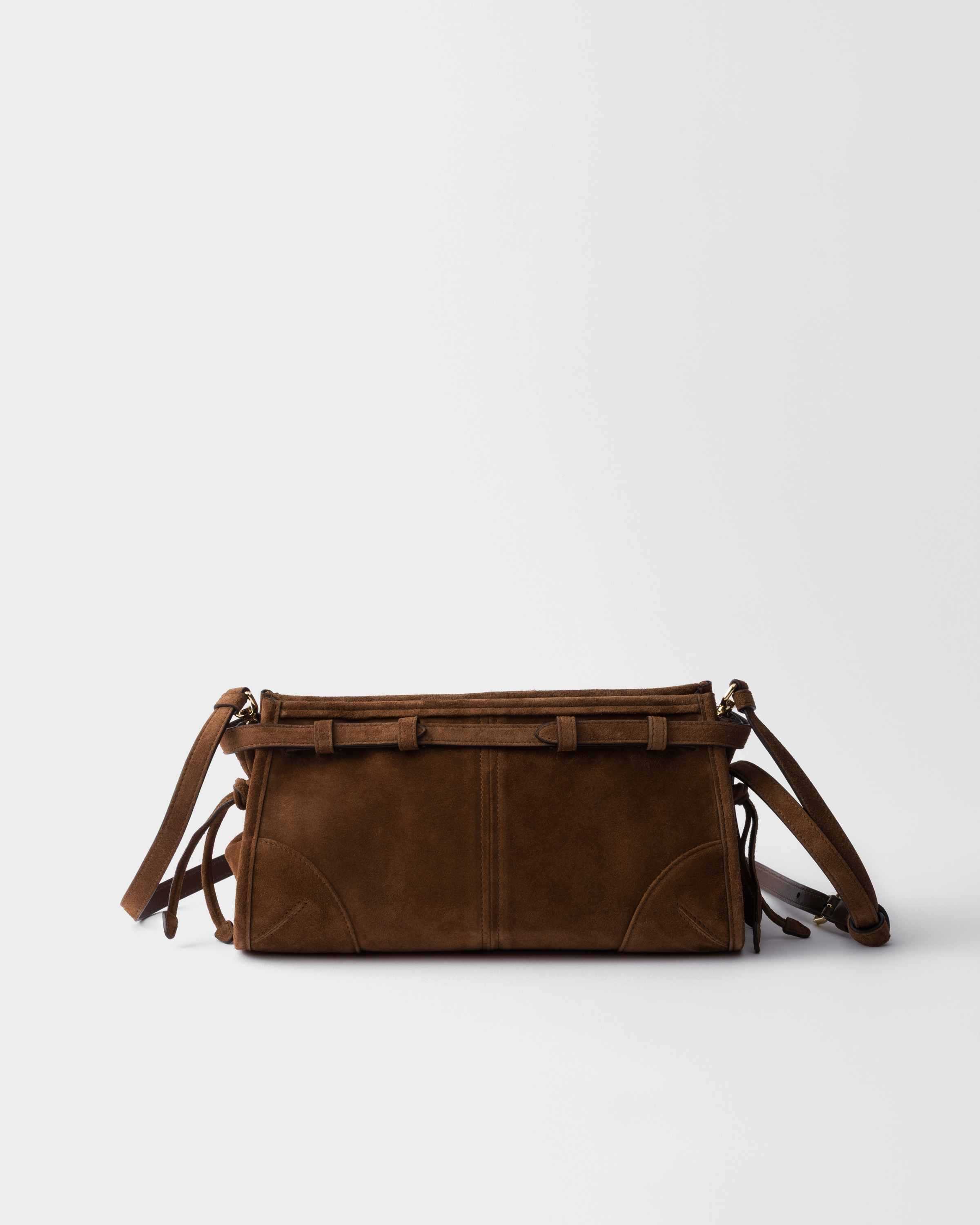 Small Prada Bonnie suede shoulder bag - 3