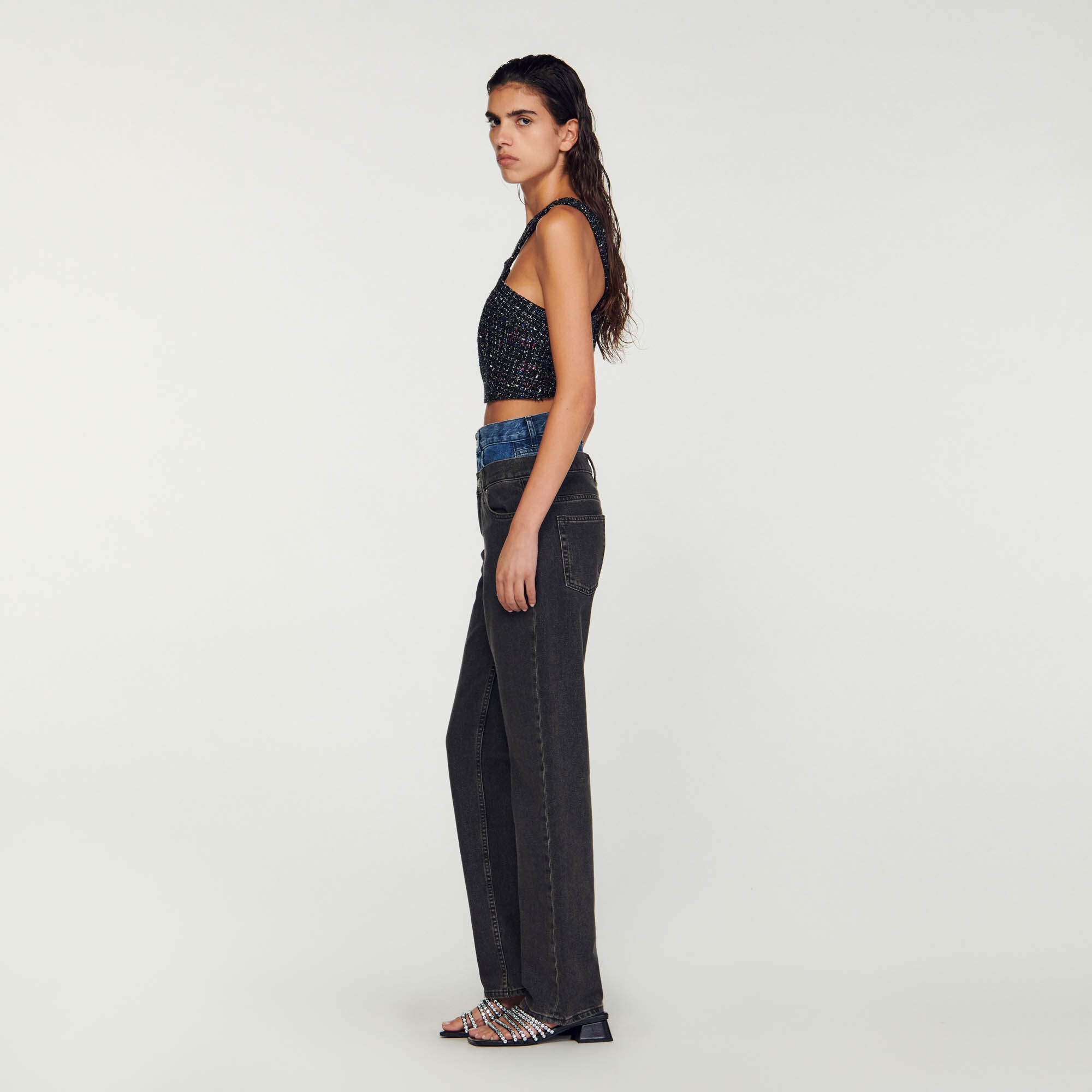 TWEED BUSTIER TOP - 7