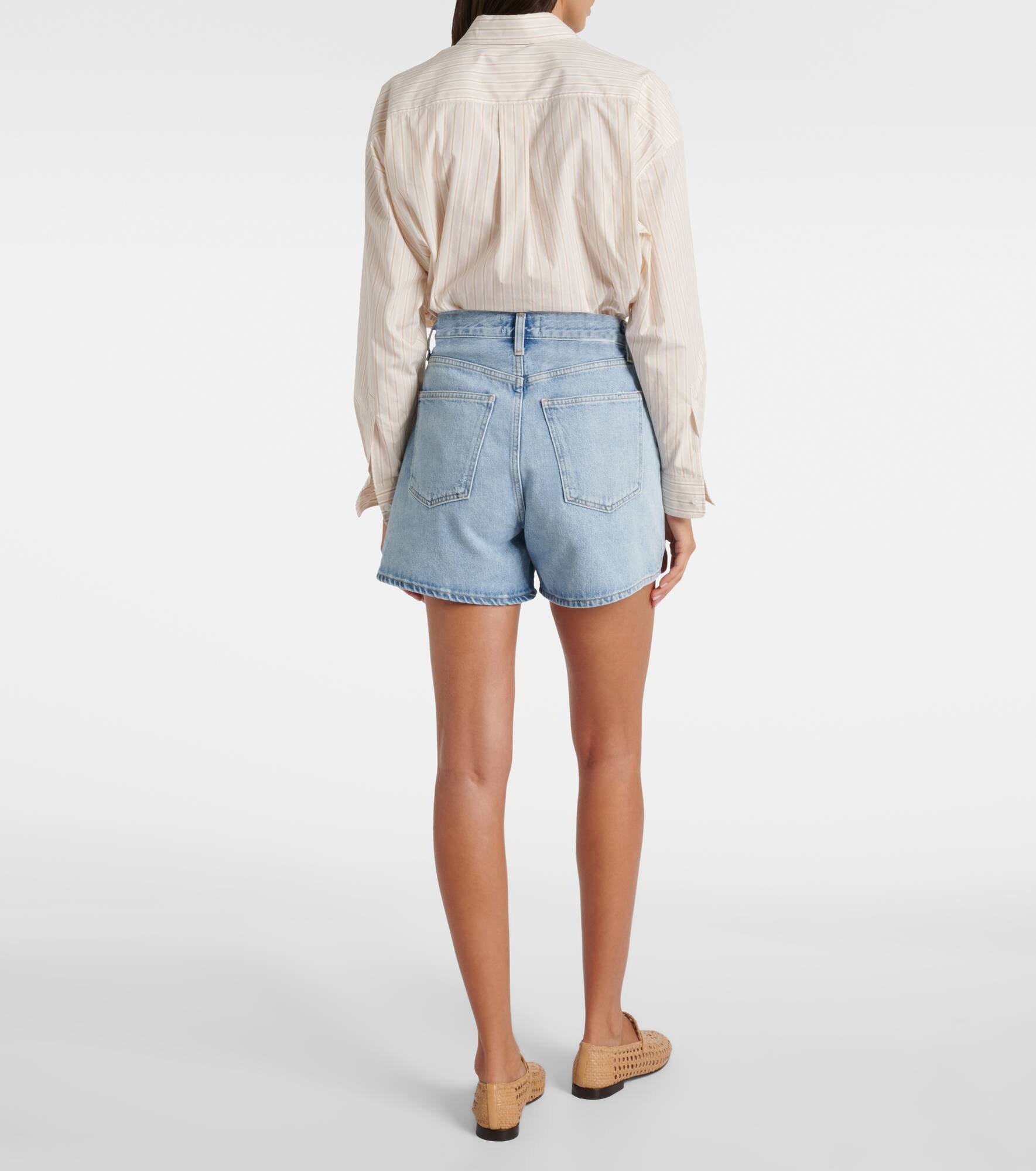 Rhoda high-rise denim shorts - 3