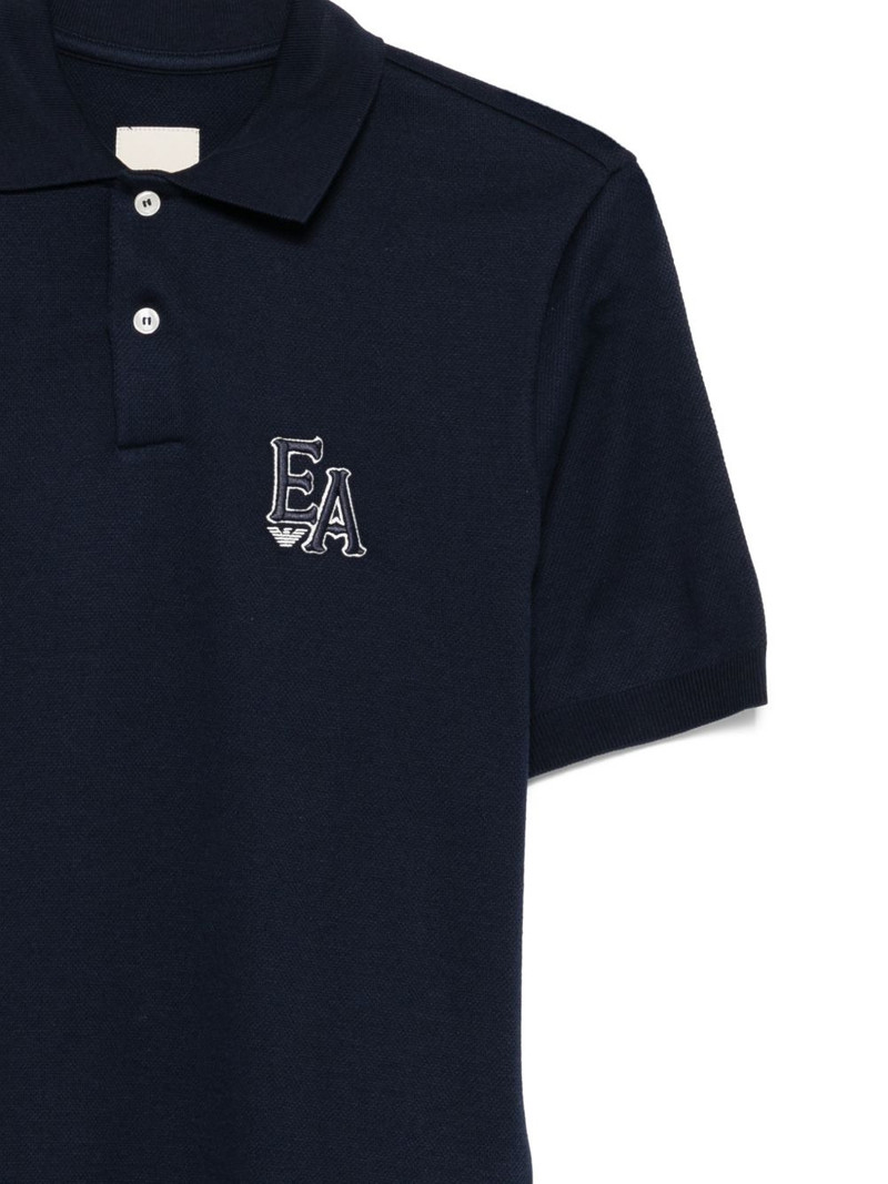 logo-appliqué polo shirt 3