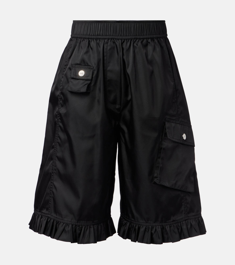 Ruffled cargo shorts 1