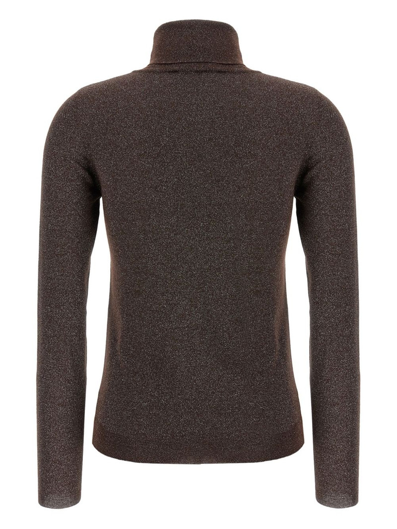 Brunello Cucinelli roll-neck lurex-detail sweater outlook