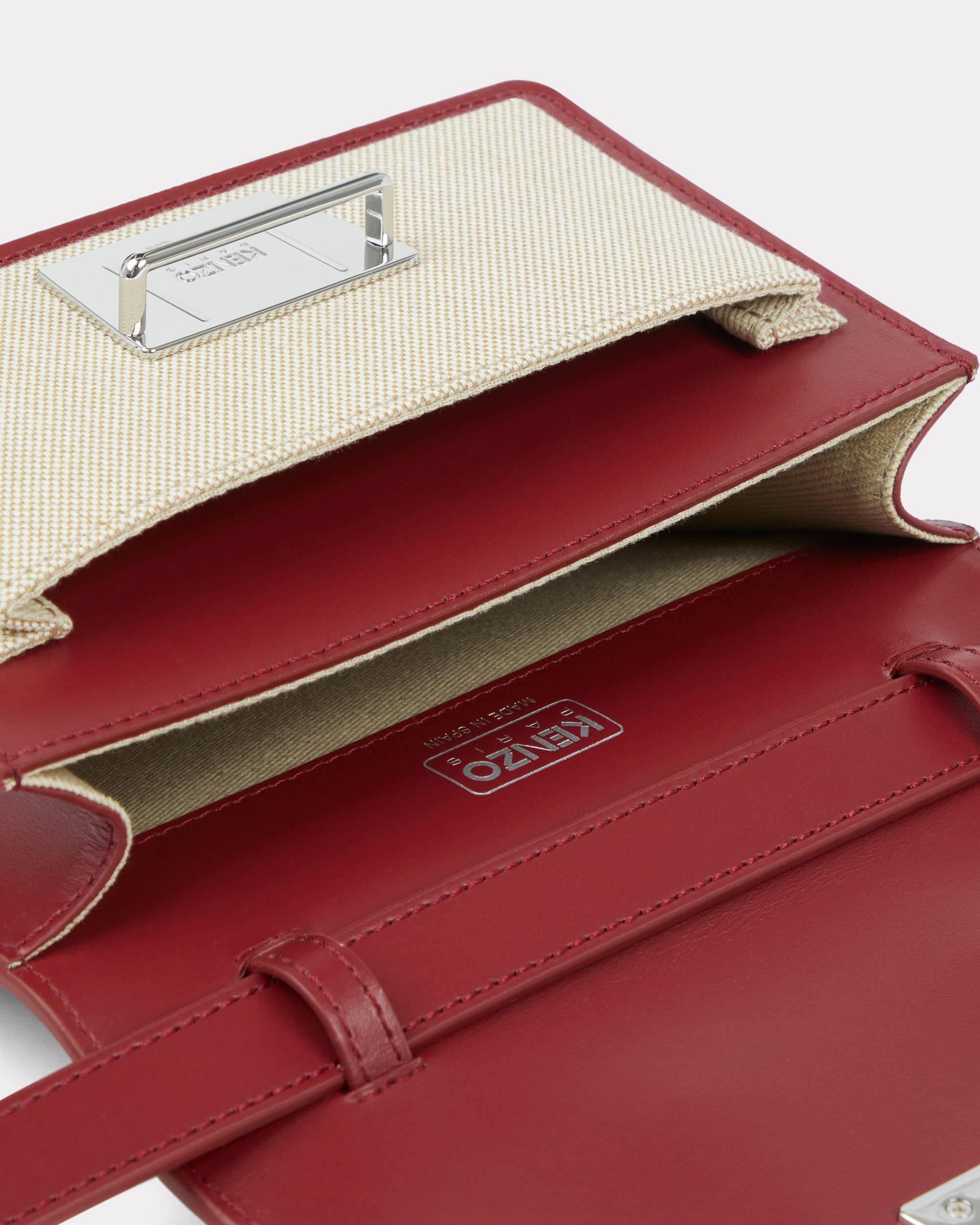 'Rue Vivienne' miniature bi-material bag with strap - 4