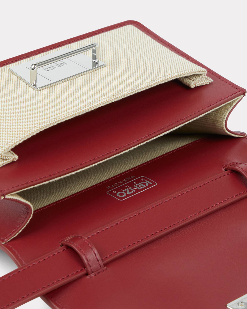 'Rue Vivienne' miniature bi-material bag with strap 4