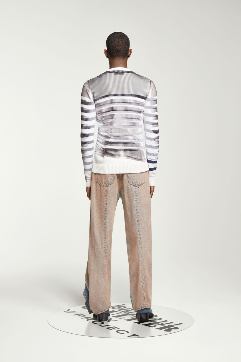 Mariniere Mesh Cover Sweater 5