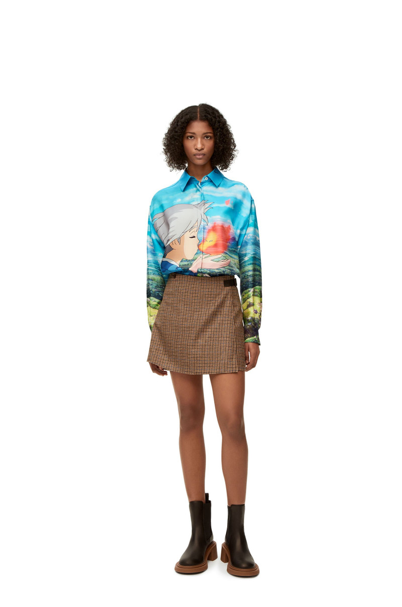 Loewe Calcifer shirt in silk outlook