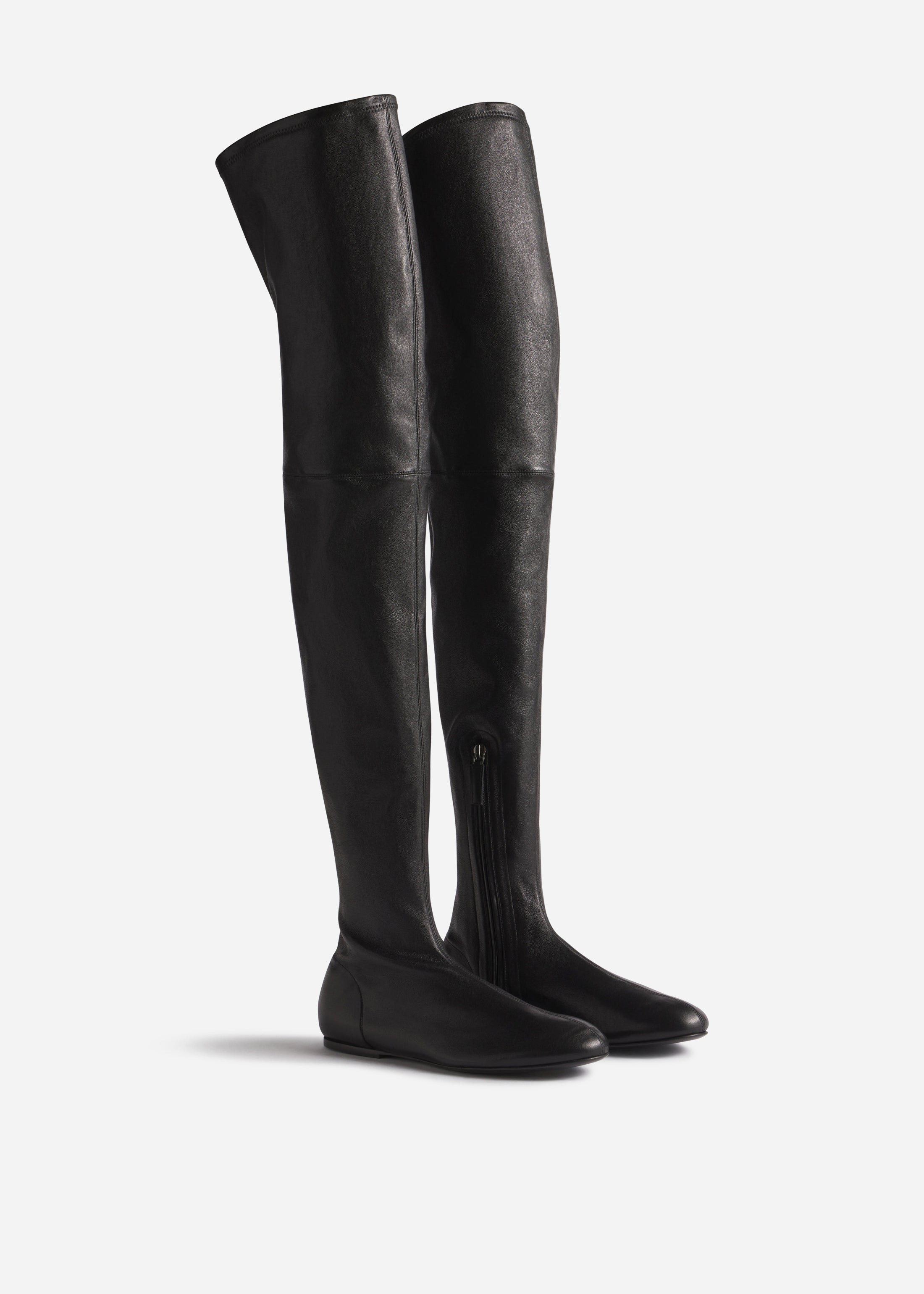 Leather Over-the-Knee Boot - 2