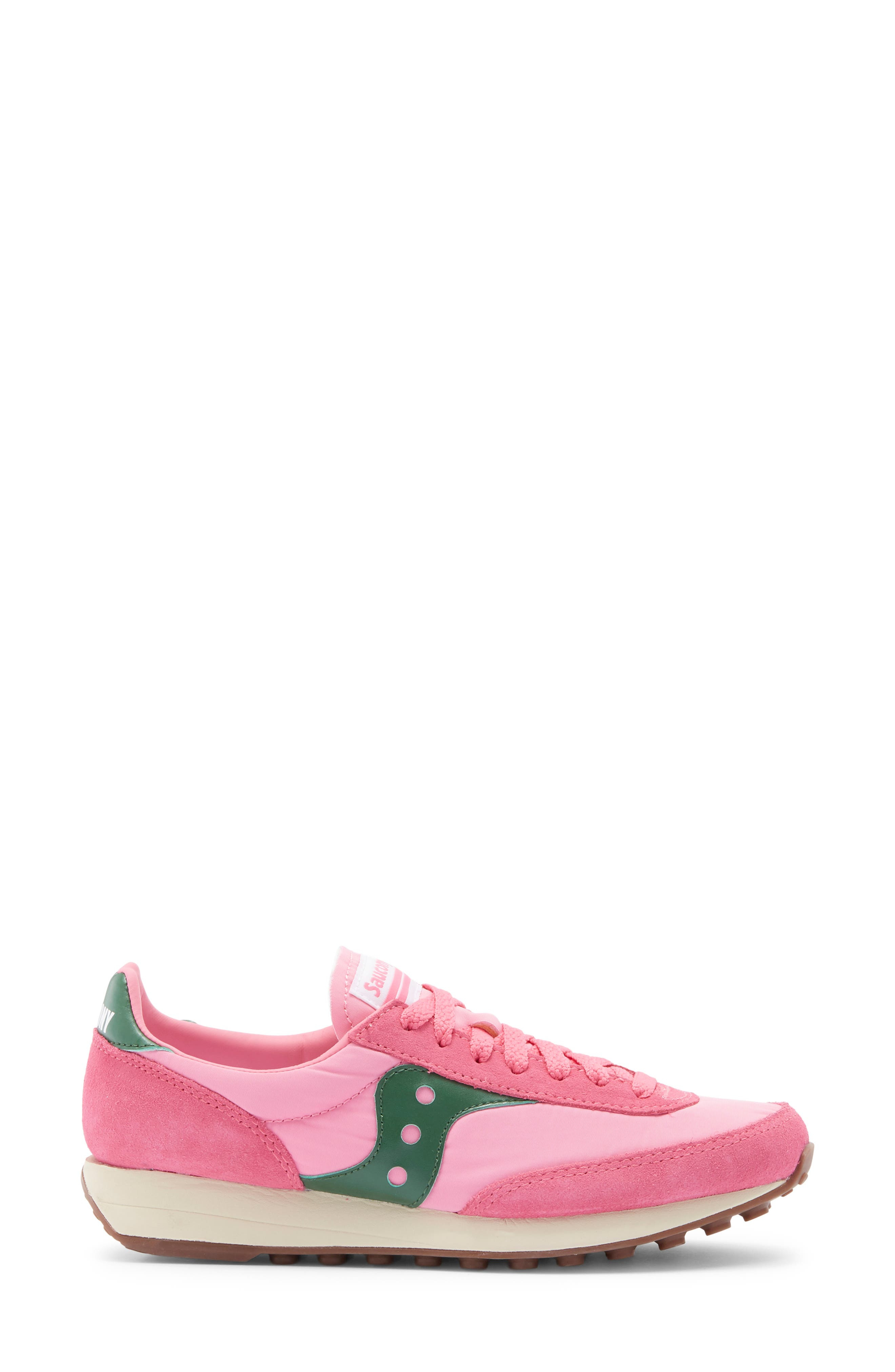Saucony Gender Inclusive Trainer 80 Sneaker in Pink/Forest at Nordstrom - 3