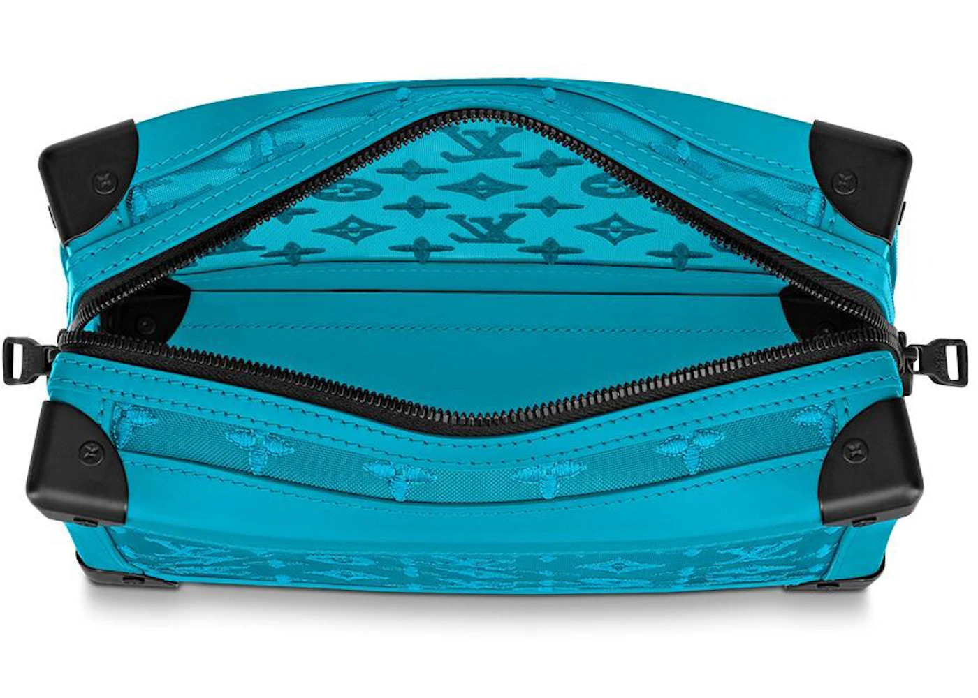Louis Vuitton Soft Trunk Monogram Mesh Turquoise - 3