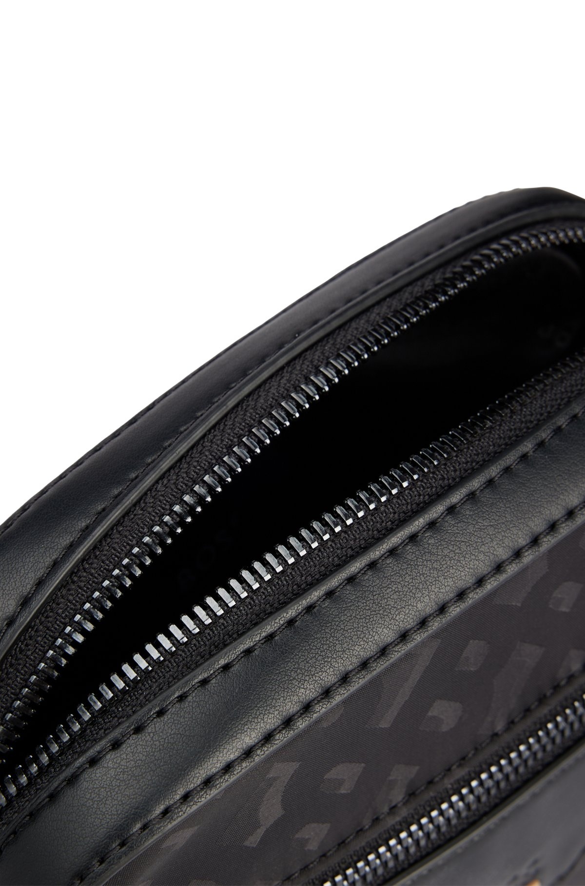 MONOGRAM-JACQUARD REPORTER BAG WITH LOGO DETAIL - 6
