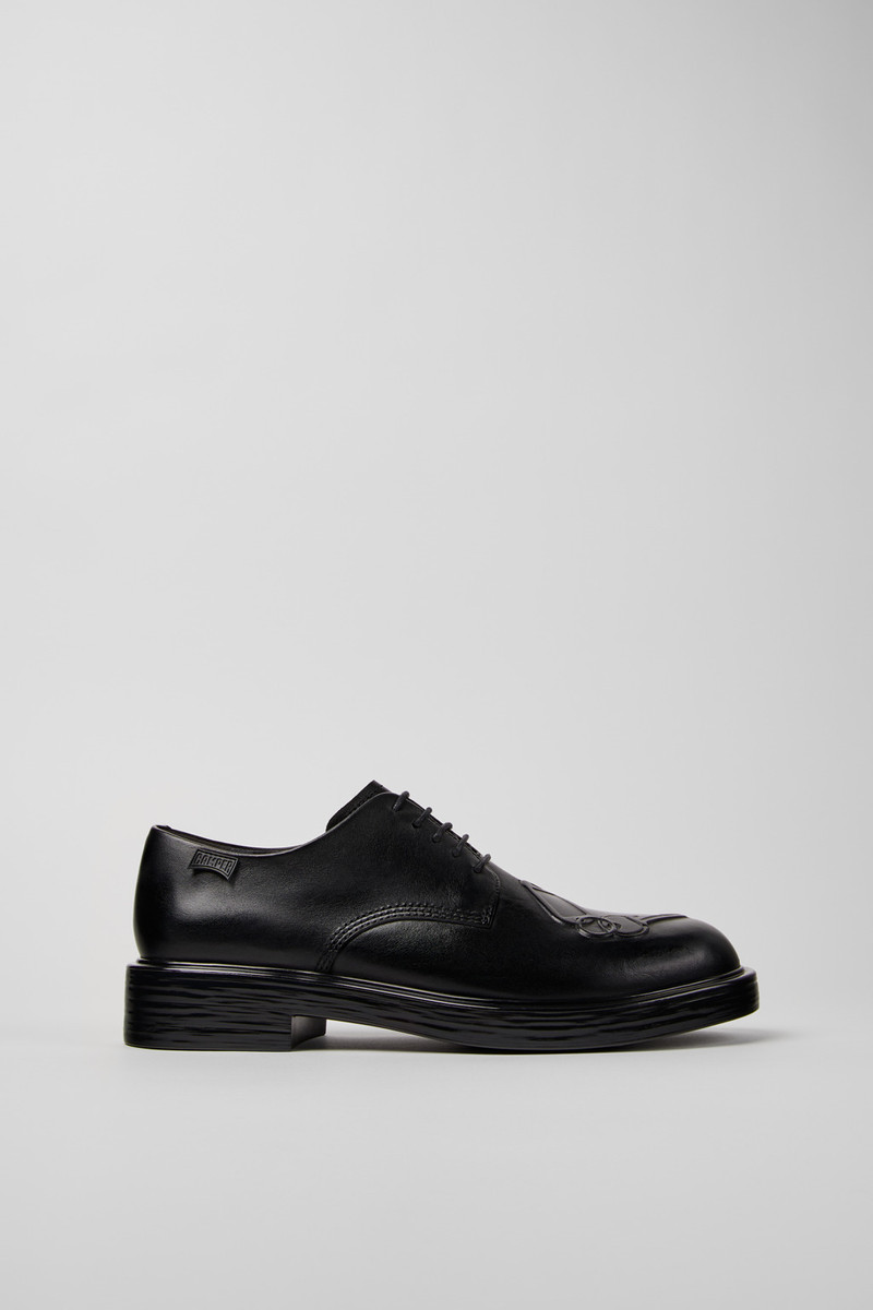 Black Leather Shoes for Men. 1