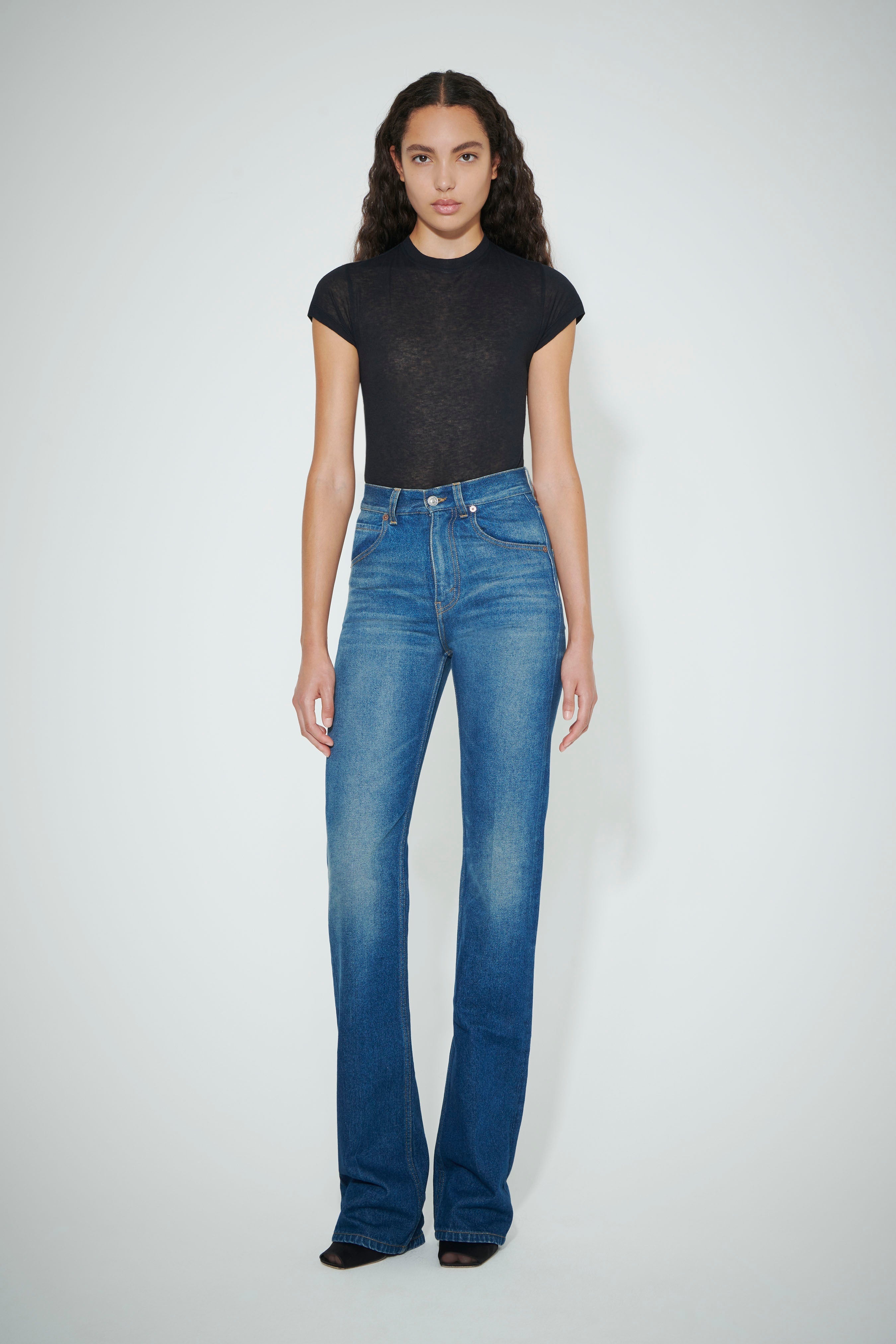 T-Shirt Bodysuit in Black - 6
