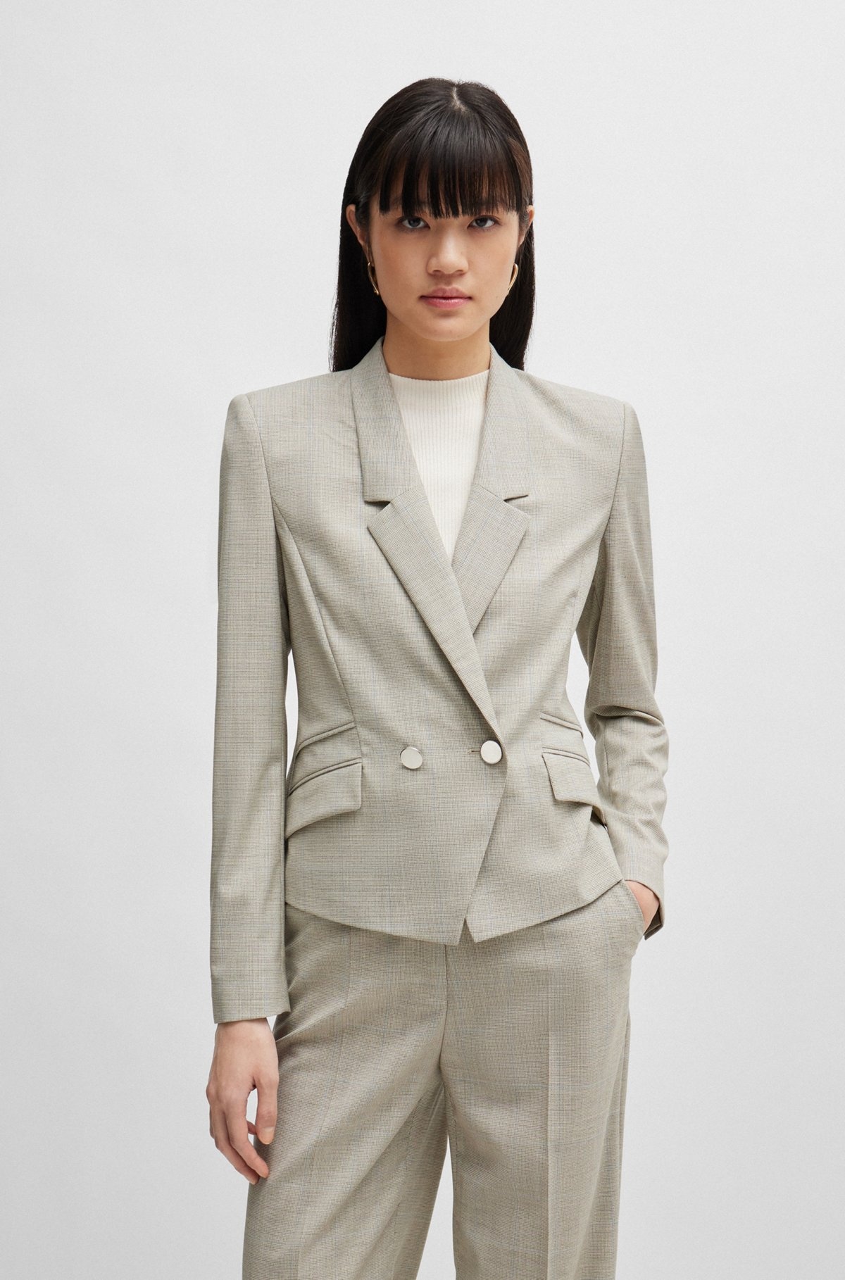 REGULAR-FIT JACKET IN VIRGIN WOOL - 2