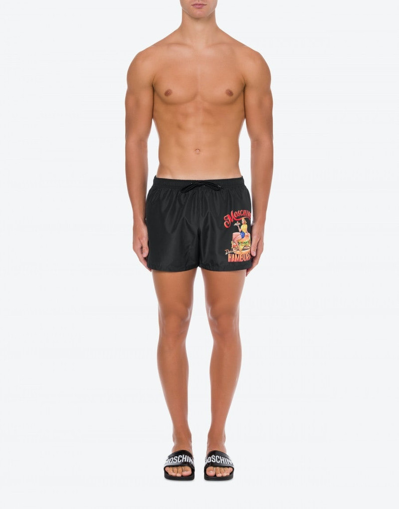 Moschino MOSCHINO'S HAMBURGER BEACH BOXER outlook