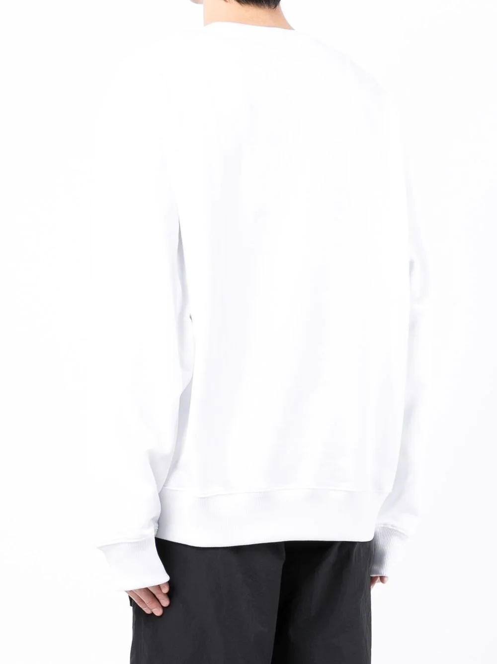 logo-print long-sleeved sweatshirt - 4