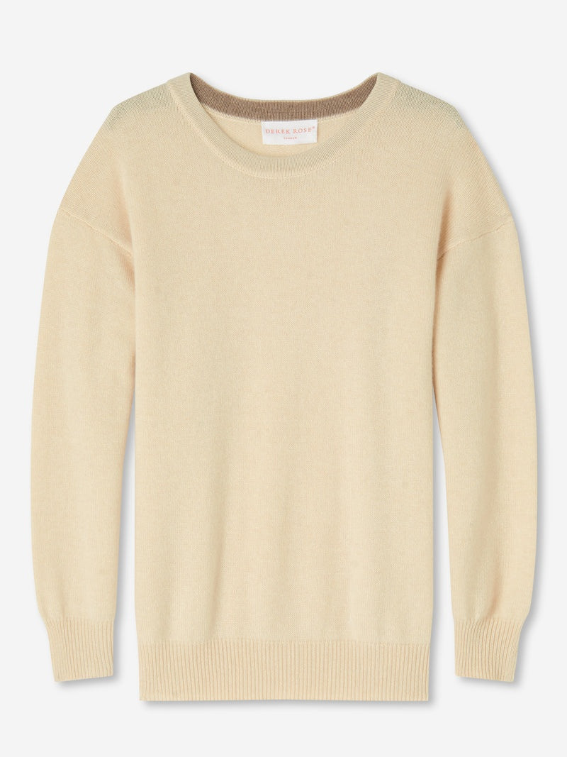Women's Relaxed Sweater Daphne Cashmere Cream 1