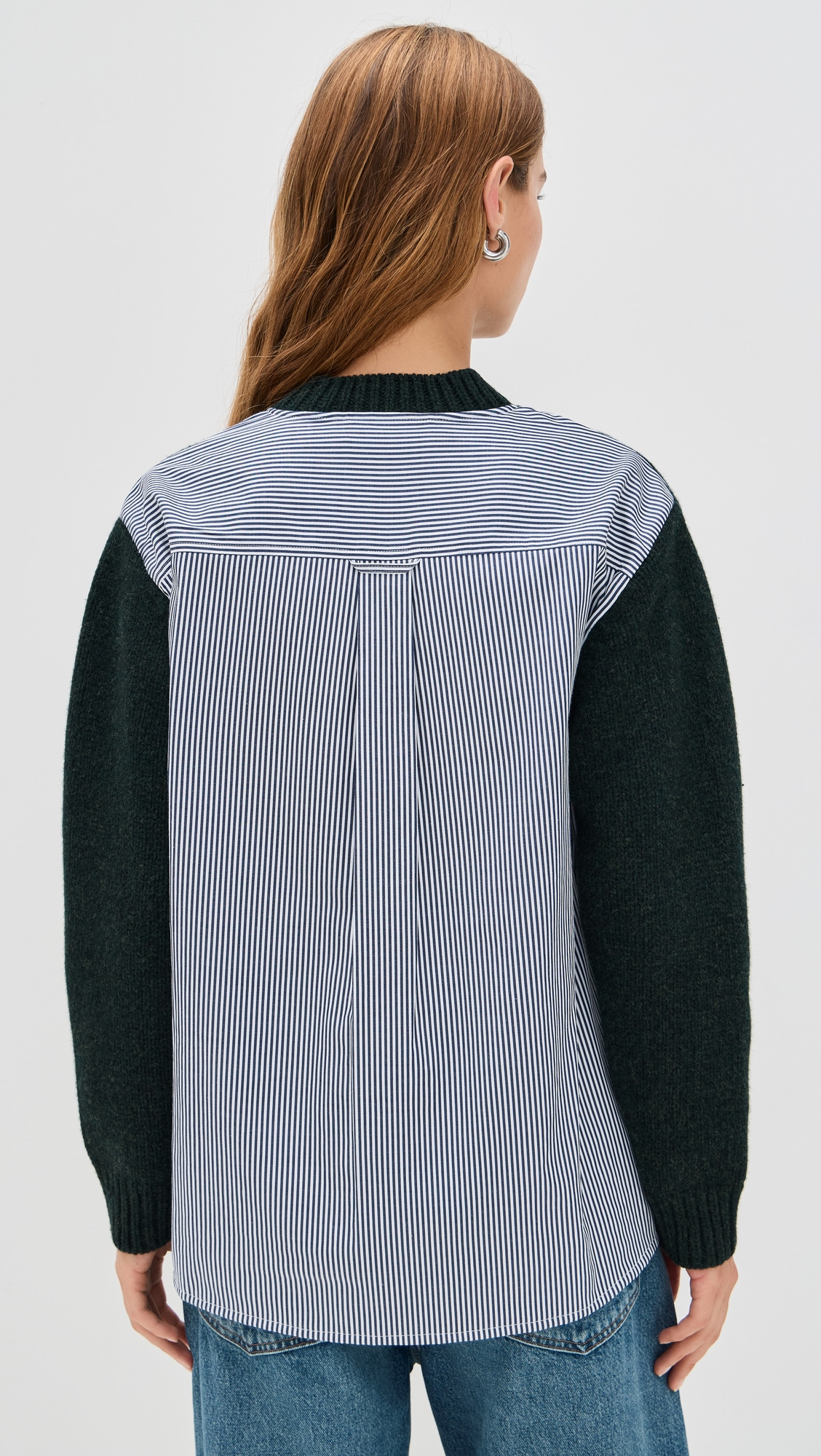 Mallory V Neck Combo Sweater - 2