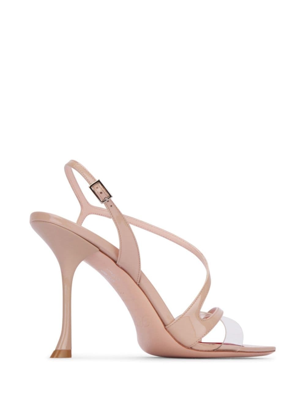 100mm leather sandals - 3
