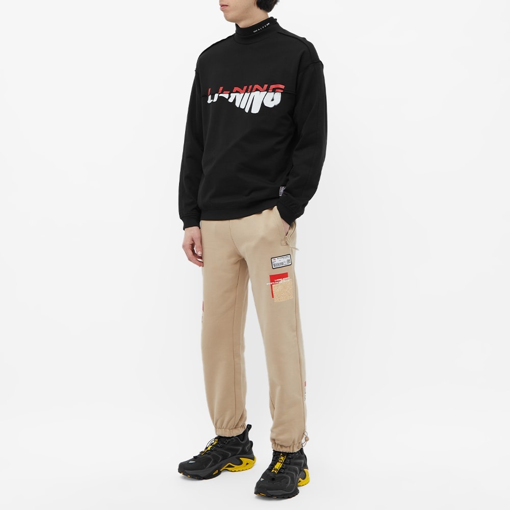 Li-Ning Mock Neck Logo Sweat - 5