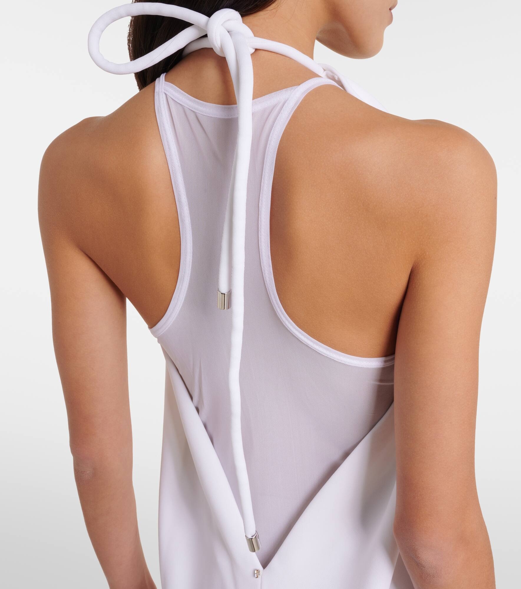 Arizona draped halterneck minidress - 5