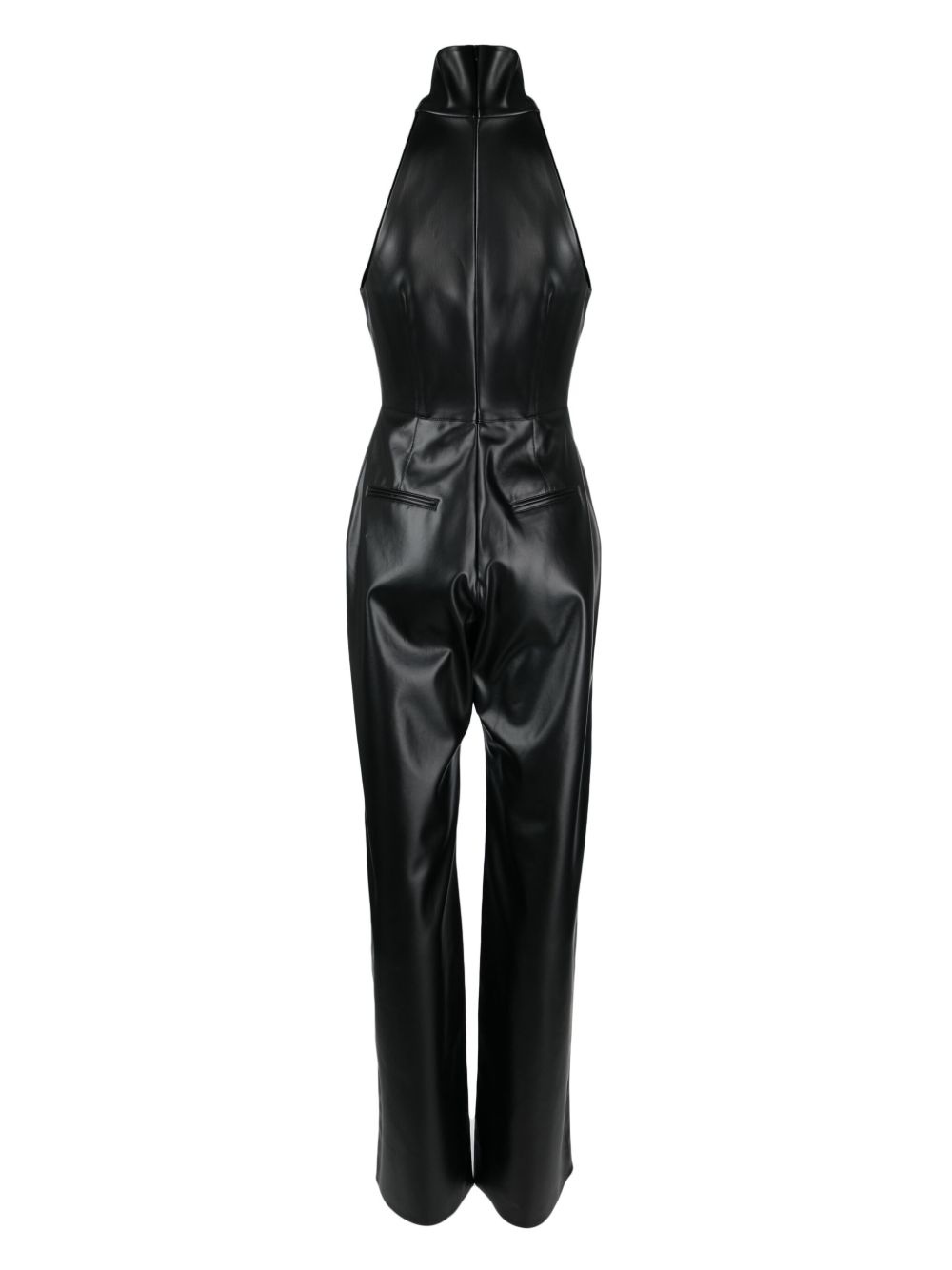 Malen faux-leather jumpsuit - 2