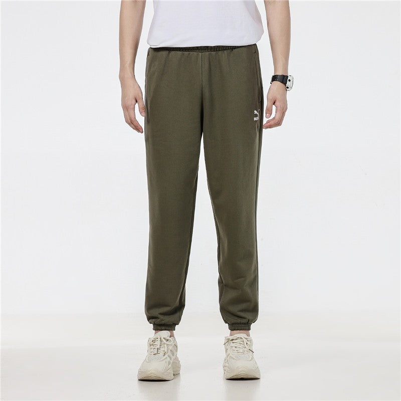 PUMA Classics Small Logo Trousers 'Olivegreen' 533118-44 - 3