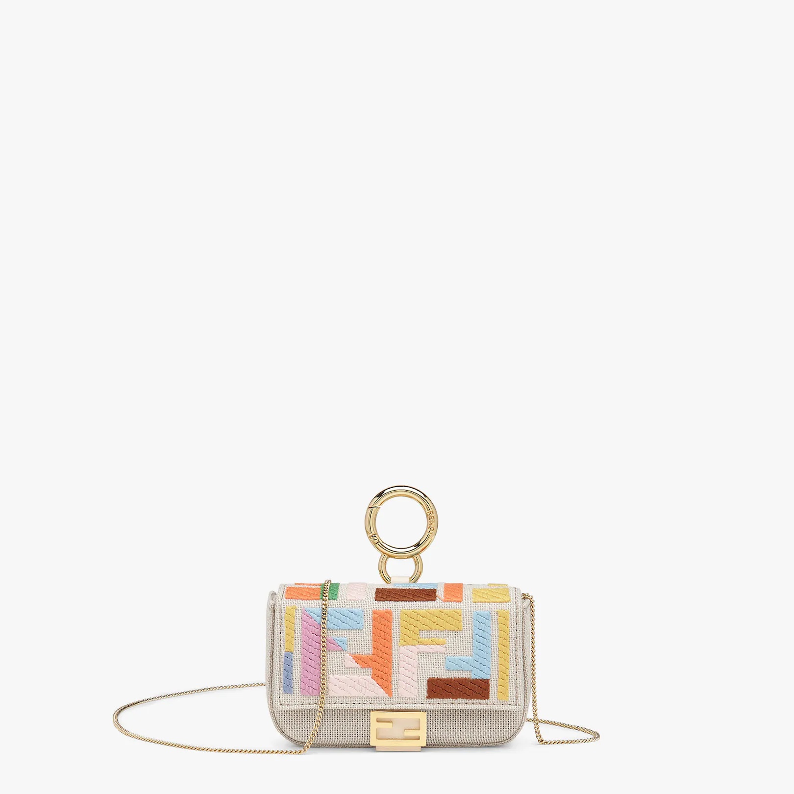Beige canvas charm - 1