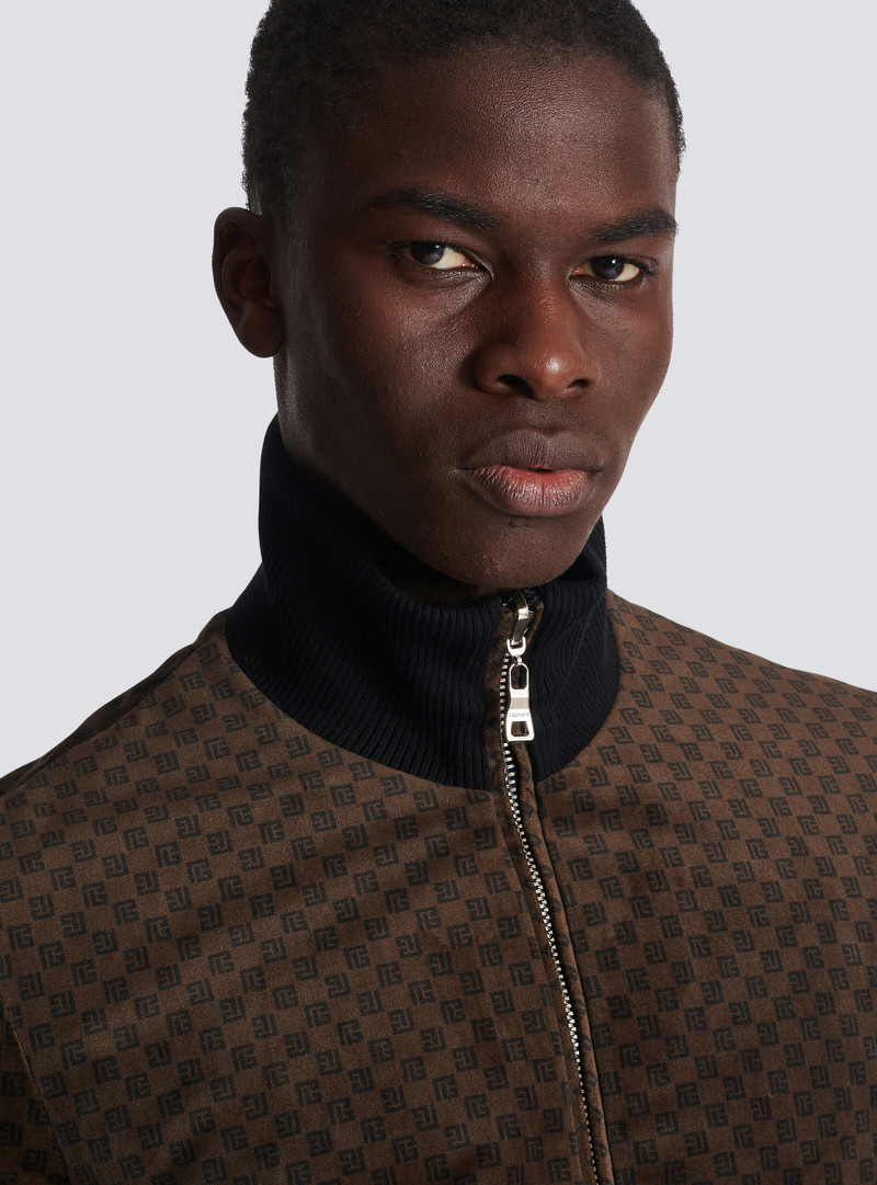 Reversible mini monogrammed bomber 7