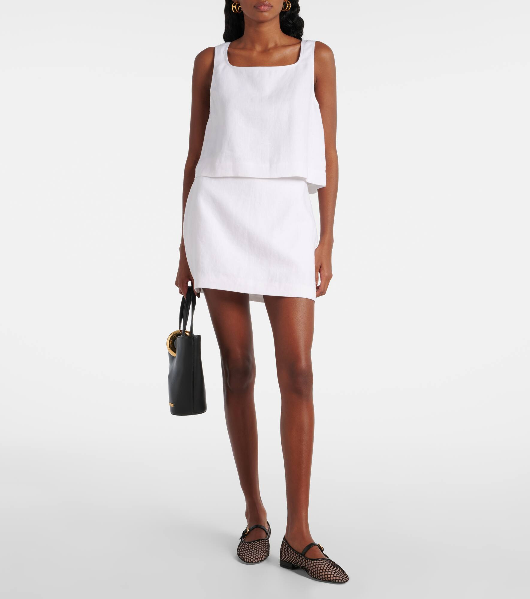 Val linen crop top - 2