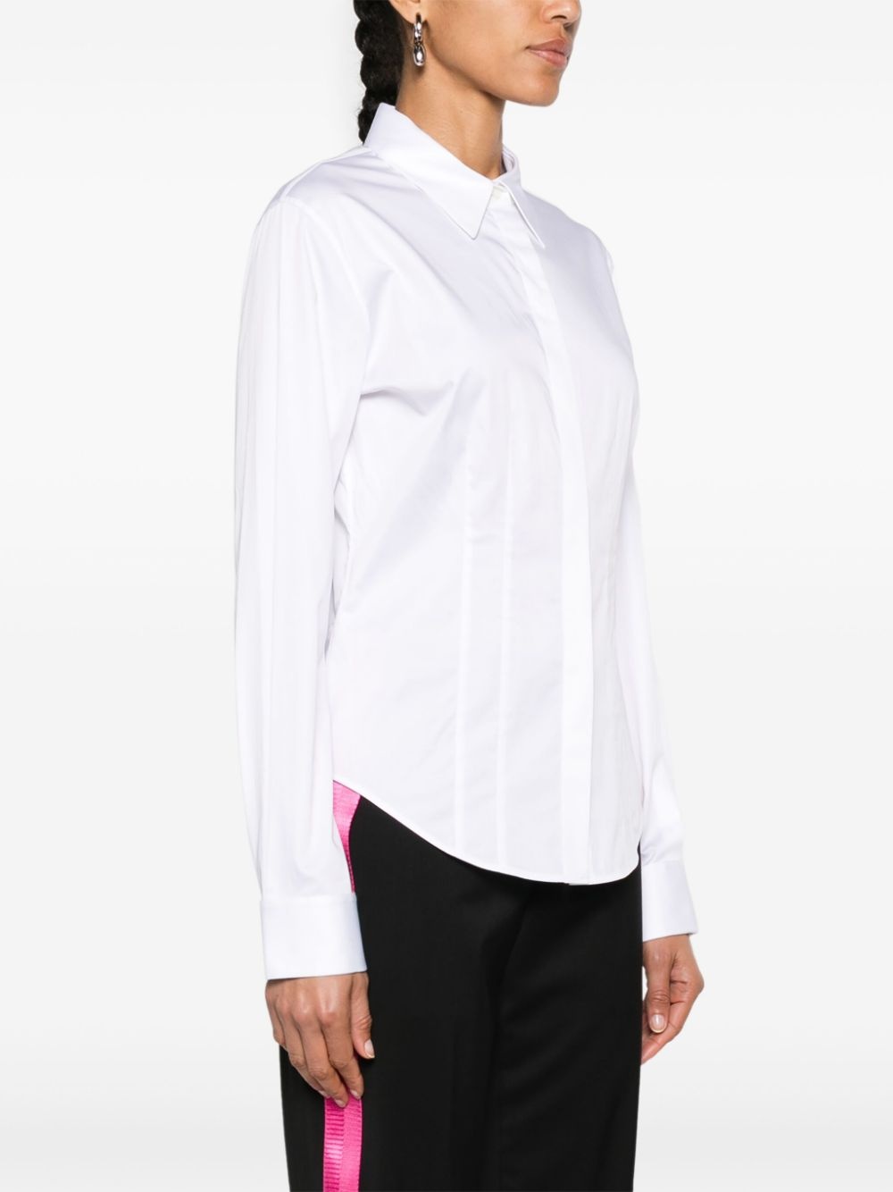 classic-collar poplin shirt - 3