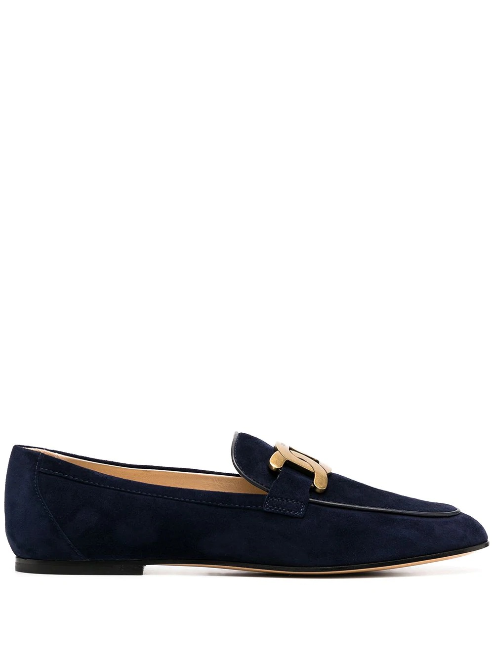 buckle strap loafers - 1