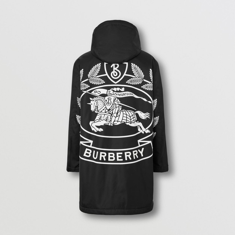 Burberry EKD Print Nylon Parka outlook