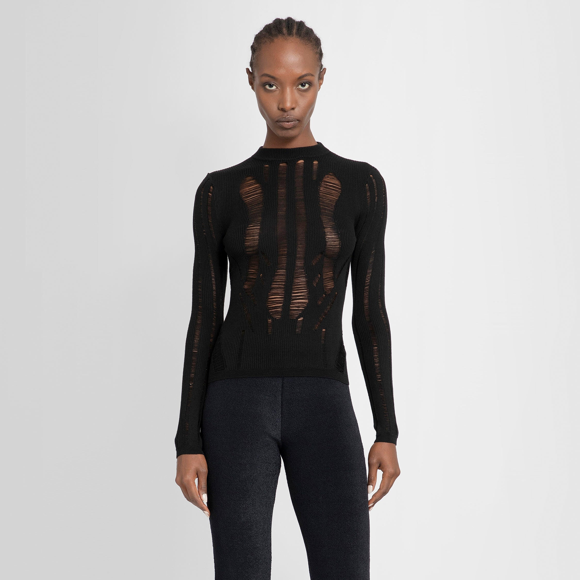 MISBHV WOMAN BLACK KNITWEAR - 5