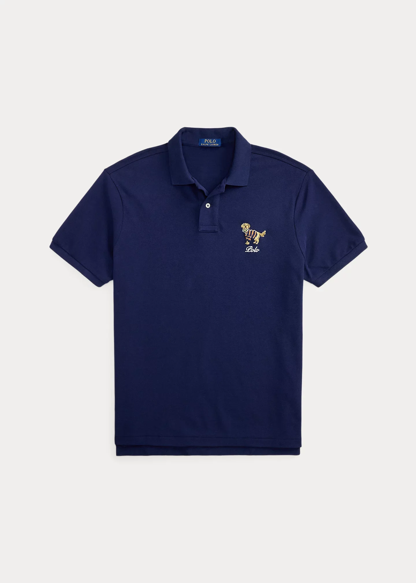Custom Slim Fit Dog-Embroidered Polo - 1