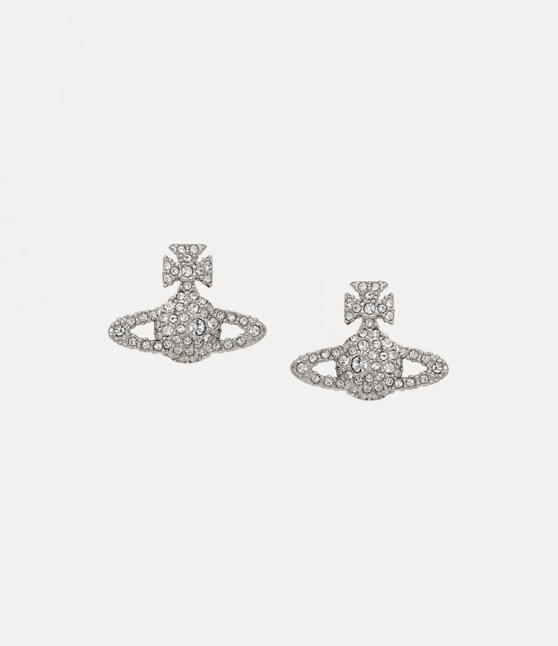 GRACE BAS RELIEF STUD EARRINGS - 1