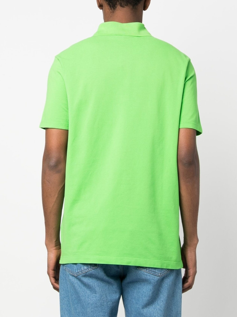 logo-patch cotton polo shirt 4