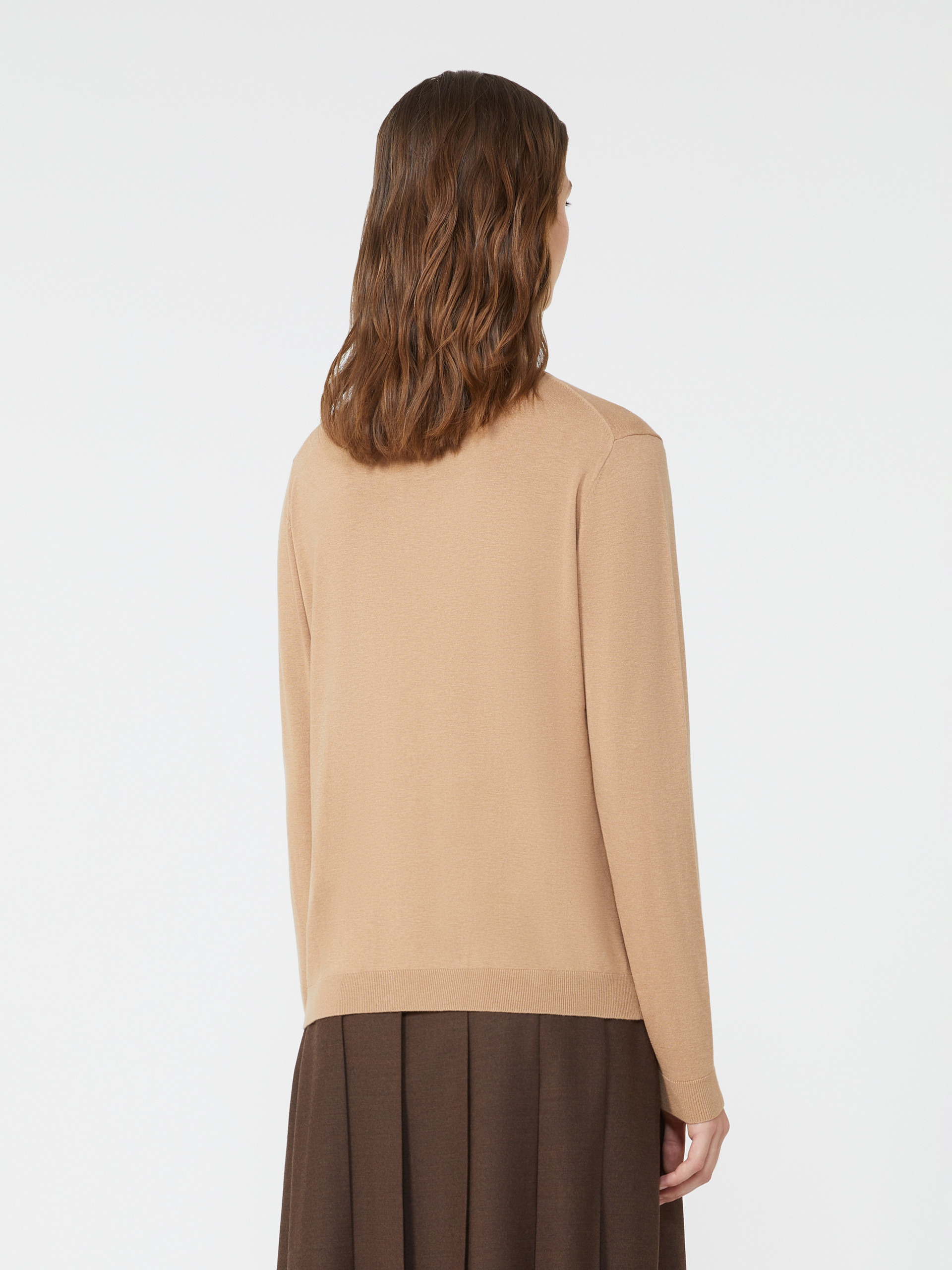 KIKU Wool and silk knit turtleneck - 4