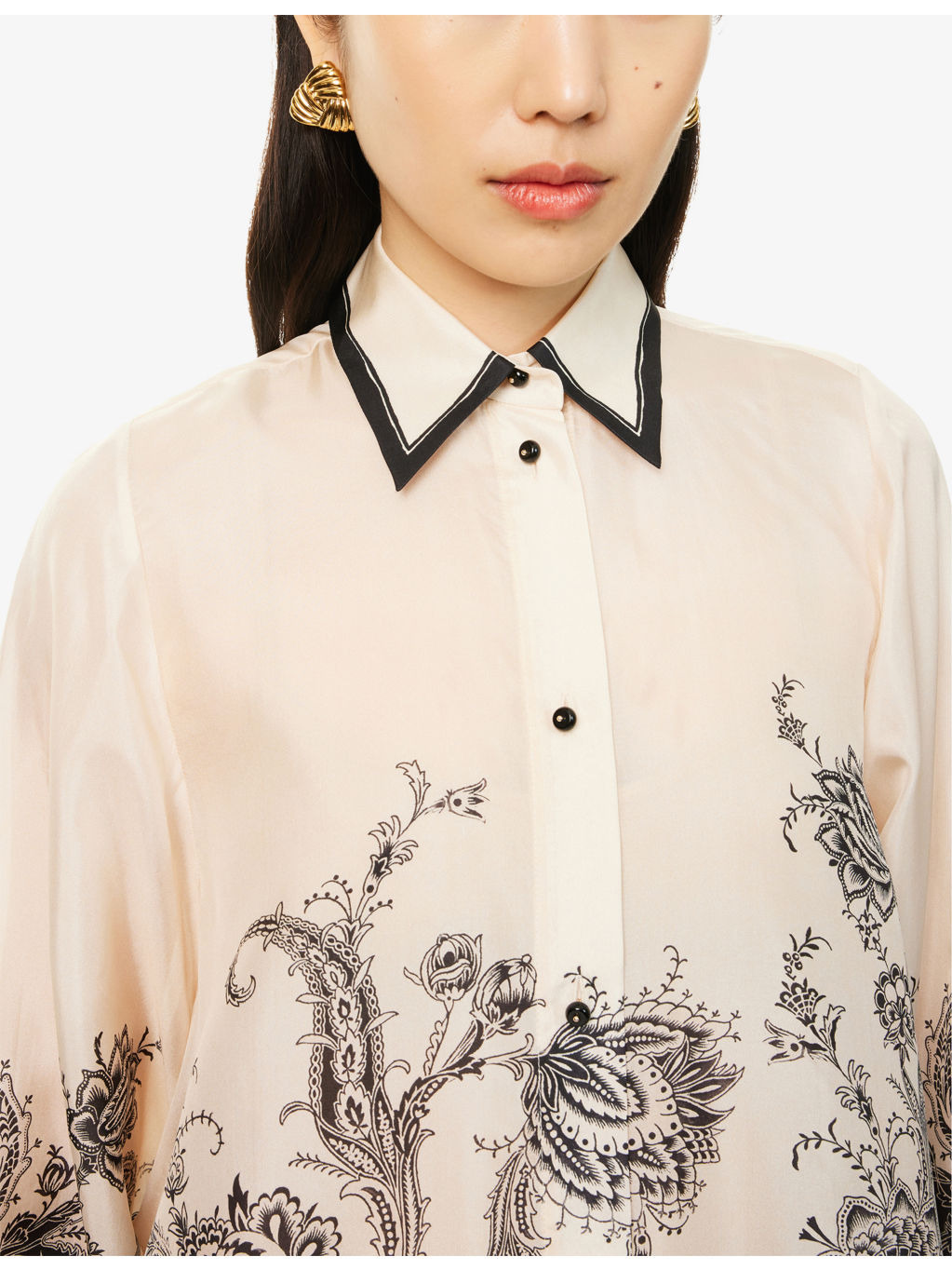 Rhiannon Relaxed-Fit Silk Shirt - 5