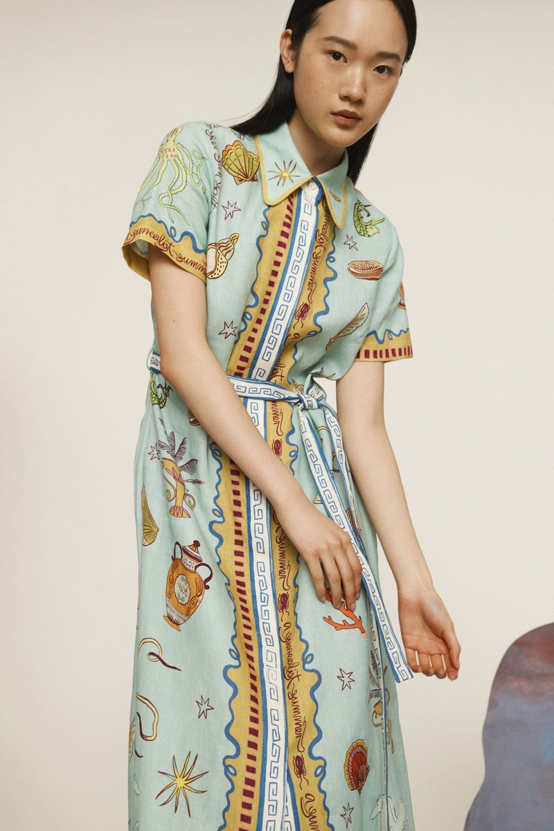 Surrealist Summer Shirtdress 3