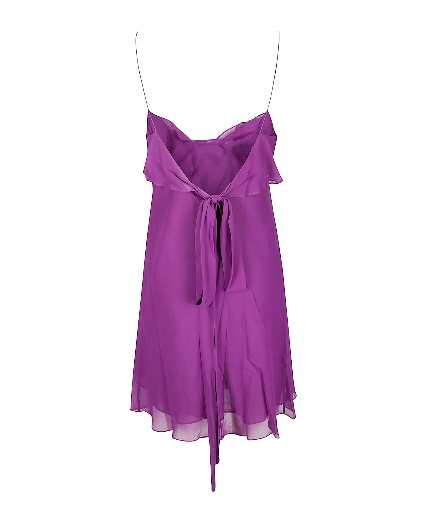 V-neck Mini Dress - 2