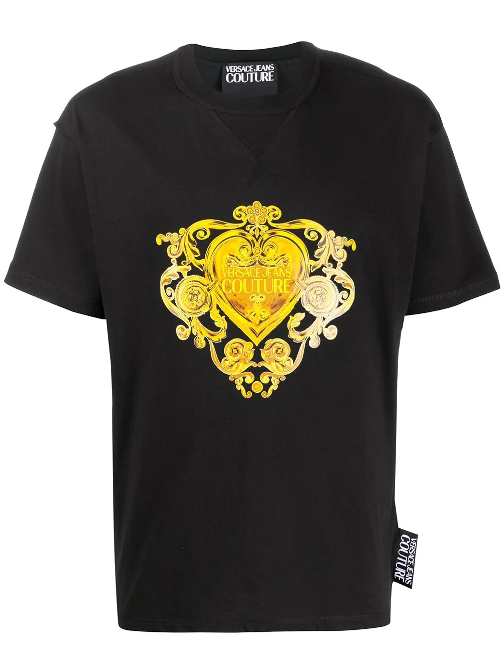 Gold Baroque Jewels print T-shirt - 1