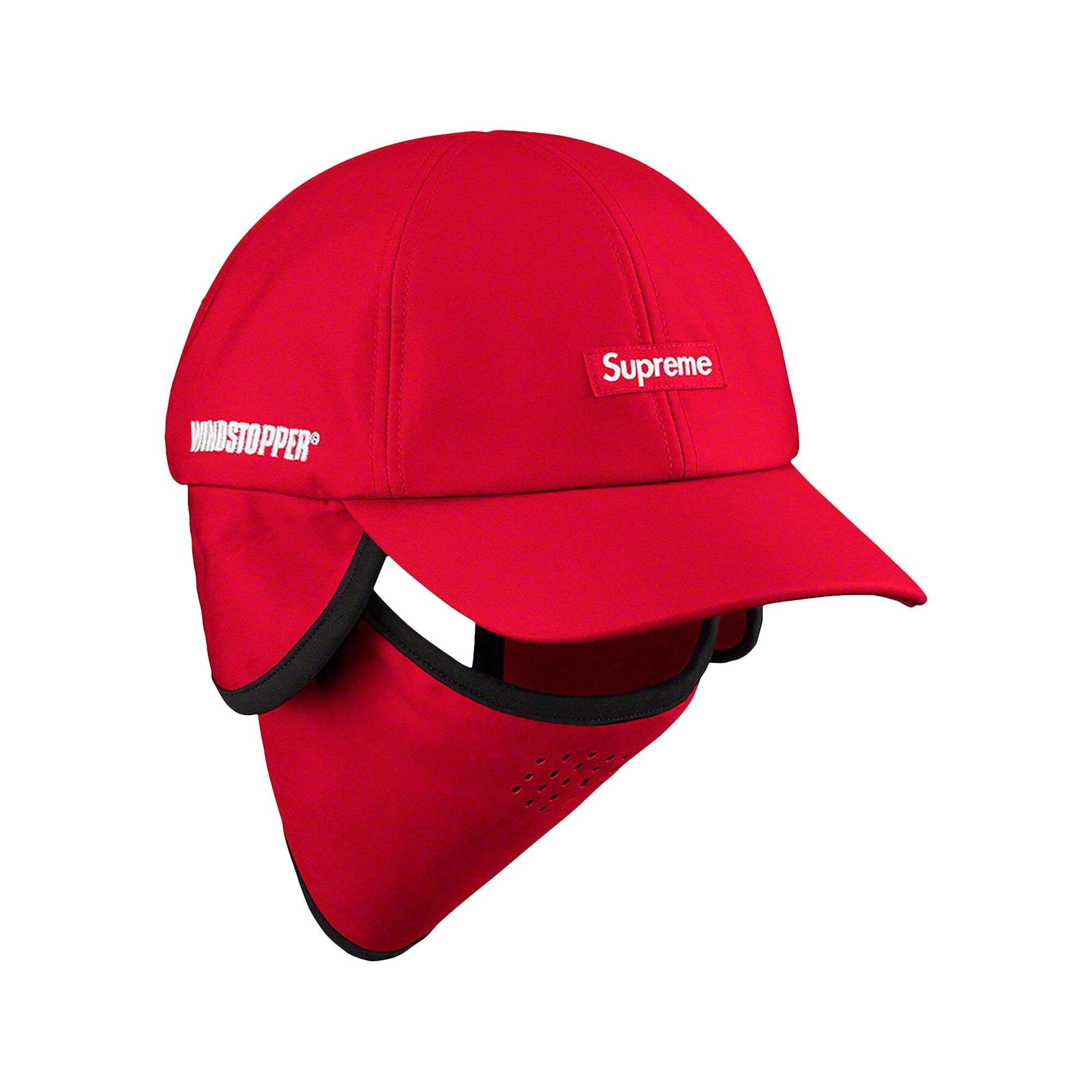 Supreme x WINDSTOPPER Facemask 6-Panel 'Red' - 1