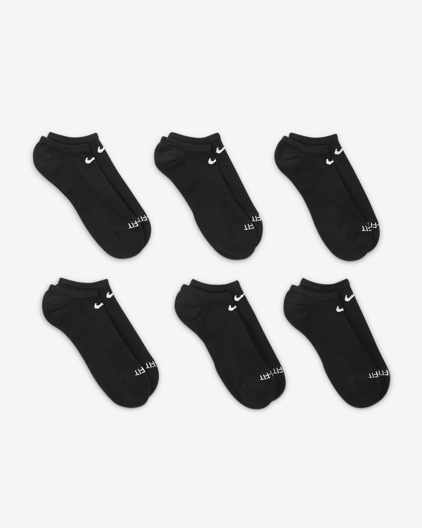 Nike Everyday Plus Cushioned Training No-Show Socks (6 Pairs) - 3