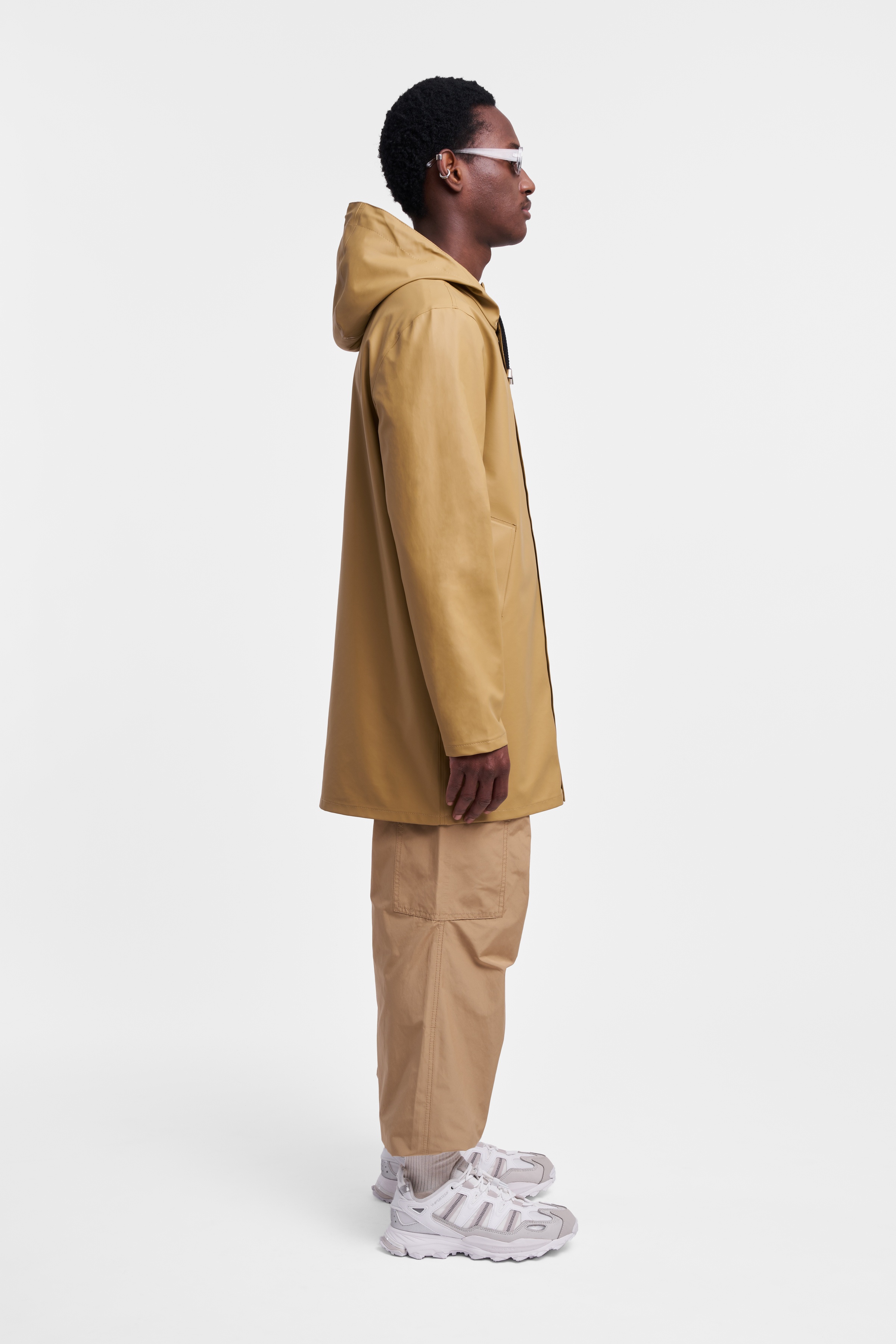 Stockholm Lightweight Raincoat Sand - 3
