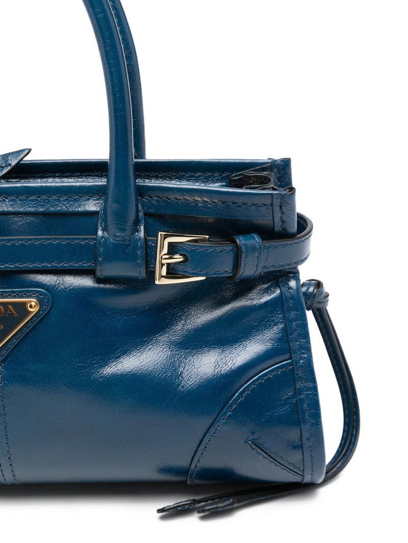Prada Mini Bonnie Buckle-detail Tote Bag 4